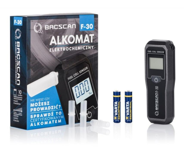 BACscan Alkomat Elektrochemiczny BACSCAN F-30 - 1089242 - zdjęcie 4